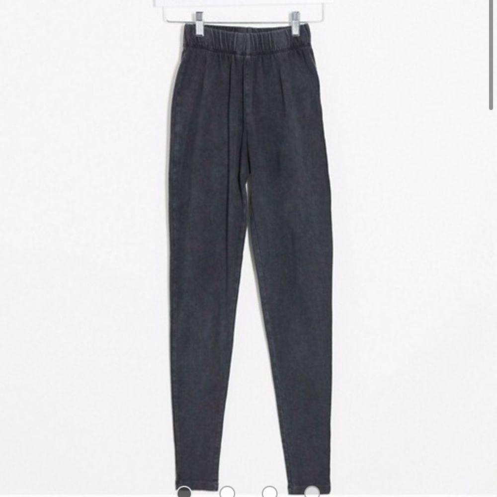 Reclaimed vintage inspired legging in acid wash